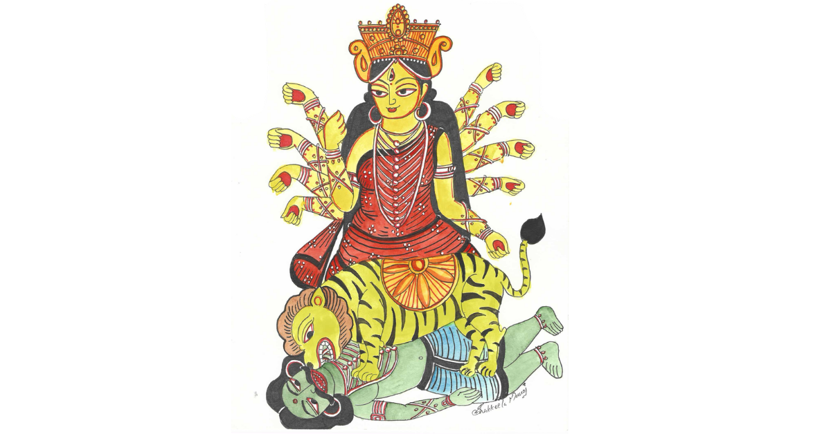 Durga and Mahishasura