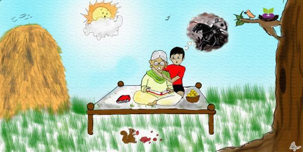 Venkat at the Farm